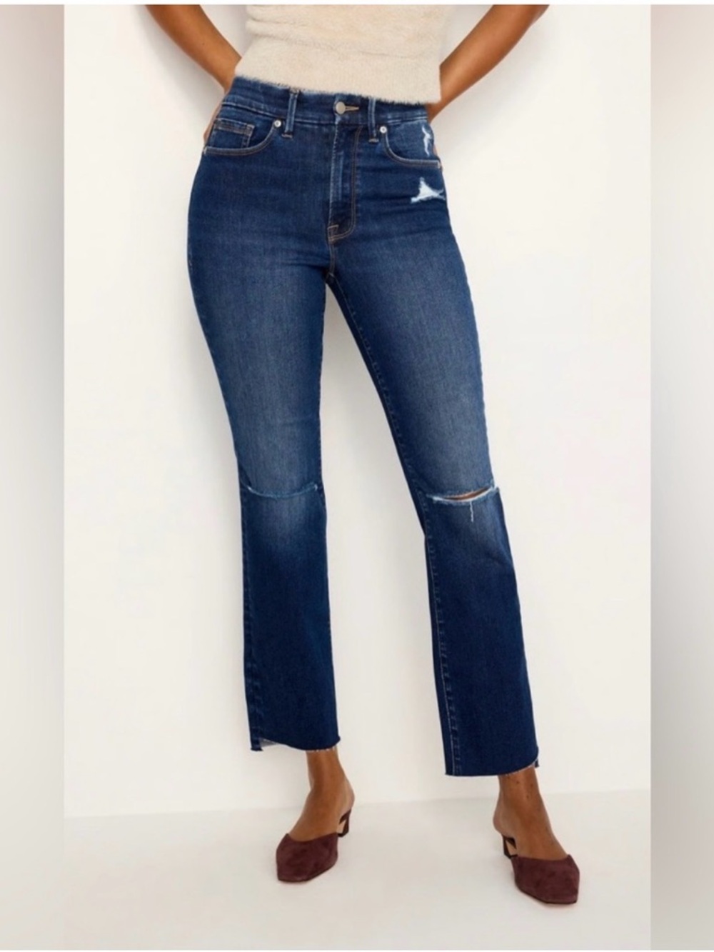 Good American Always Fits Straight Leg Jean